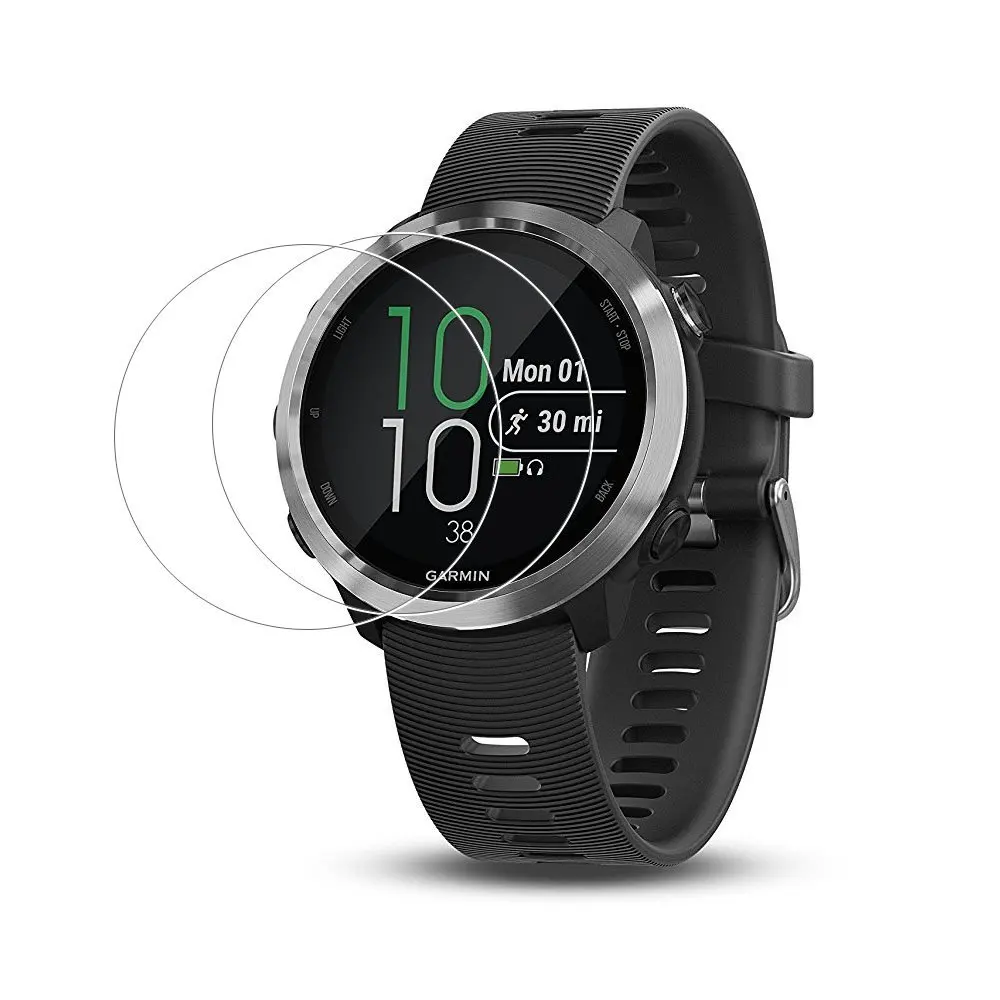 VSKEY 10 шт. закаленное стекло для Garmin Forerunner 245 Защитная пленка экрана умных наручных