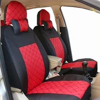 carnong car seat cover universal for 5 seat standard auto interior accessories protector anti dirty fabric rear seat devided set