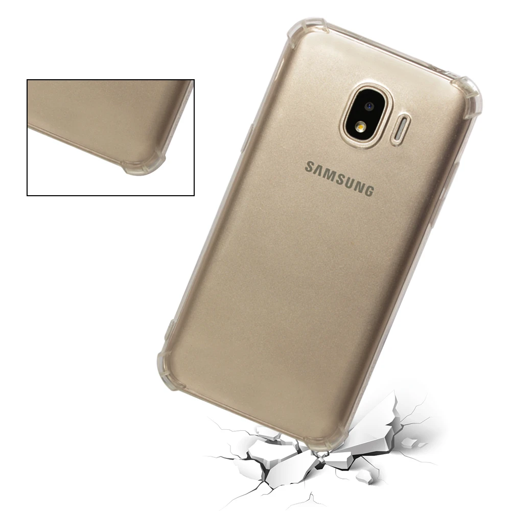 High quality transparent reinforced Anti-falling Soft Silicone phone case For Samsung Galaxy J2 Pro 2018 coque funda etui cover |