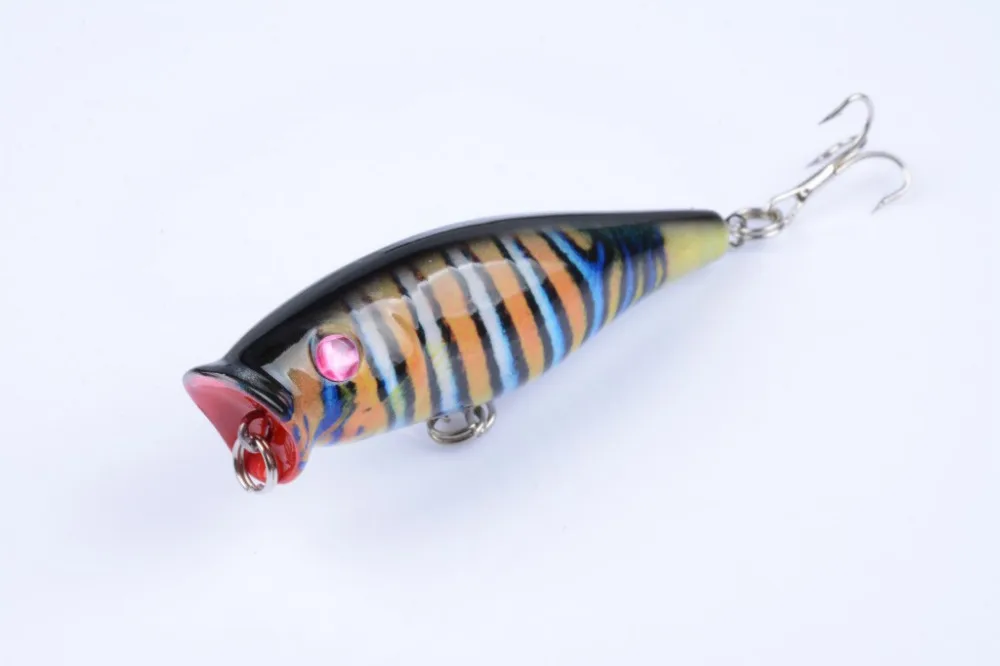 1PCS/lot Popper Lure 5 colors fishing tackle 7.5cm 7.8g lure bait | Спорт и развлечения