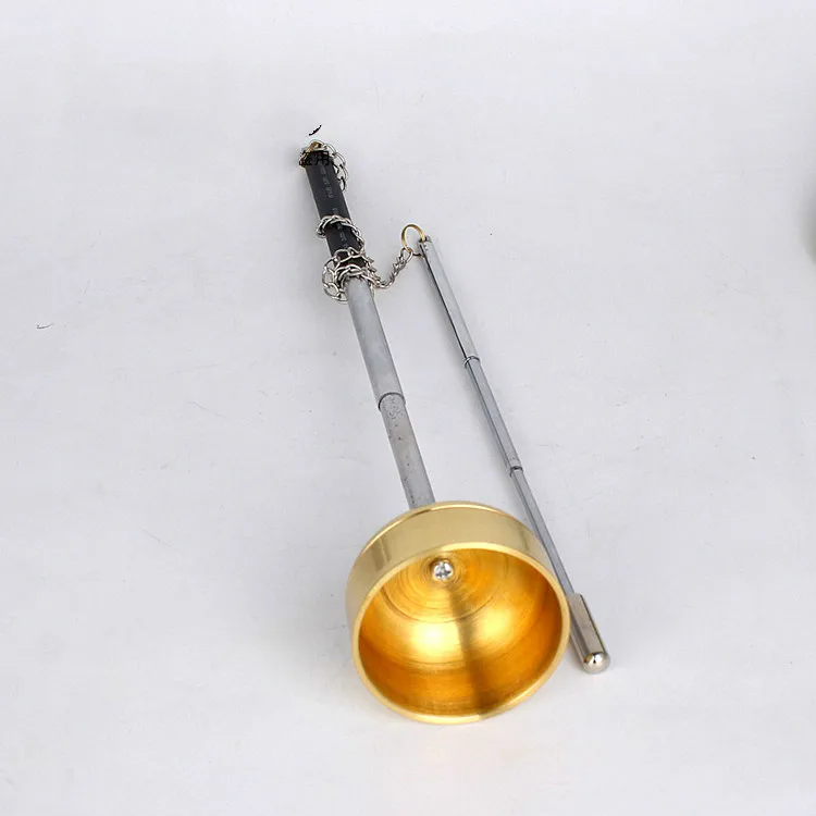 Buddha with A Copper Lead Chime Exhausted Cited Qing Buddhist Temple Instruments Used Muyu | Дом и сад