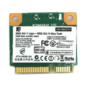 Новая карта Atheros AR5B195 AW-NB037H MINI PCI-E Wifi 150 Мбитс + Buletooth 3,0