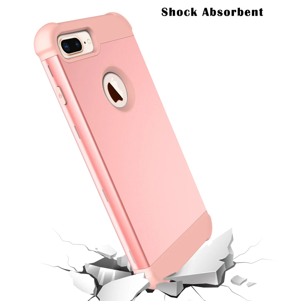 Ударопрочный защитный чехол для Apple iPhone 8/8 Plus ультра-тонкий Твердый Чехол-гибрид