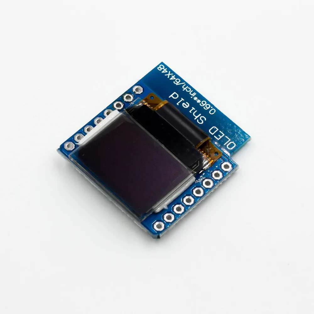 OLED щит V2.0.0 для WeMos D1 mini 0,6" дюймов 64X48 IIC igc две кнопки