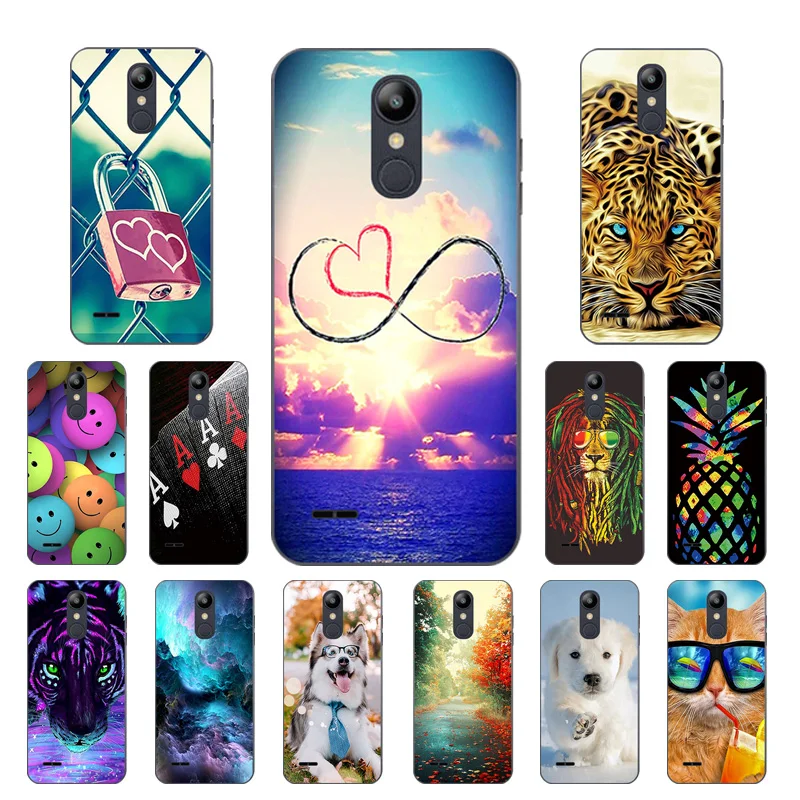Ультратонкий чехол-накладка из ТПУ для телефона LG K8 (2018)/K9 с рисунком сосны 2018 K9