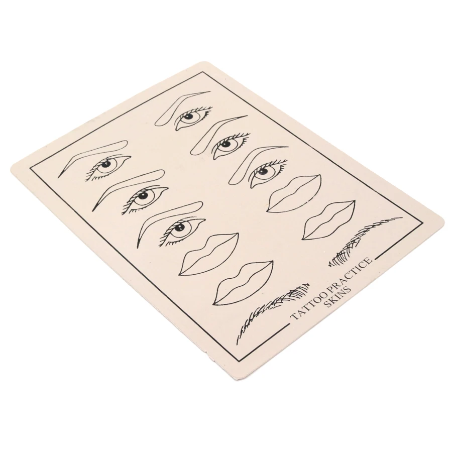 Практика микроблейдинга для кожи Перманентный Макияж губ 5 шт. косметическая