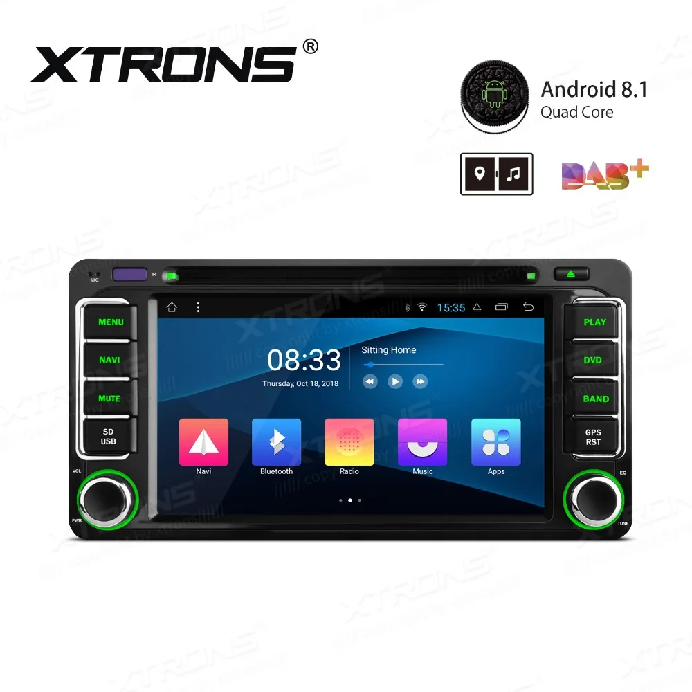 XTRONS 6 2 &quotAndroid 8 1 автомобильный dvd плеер GPS радио DAB для Toyota RAV4 VIos Hilux Terios Avanza фортунер