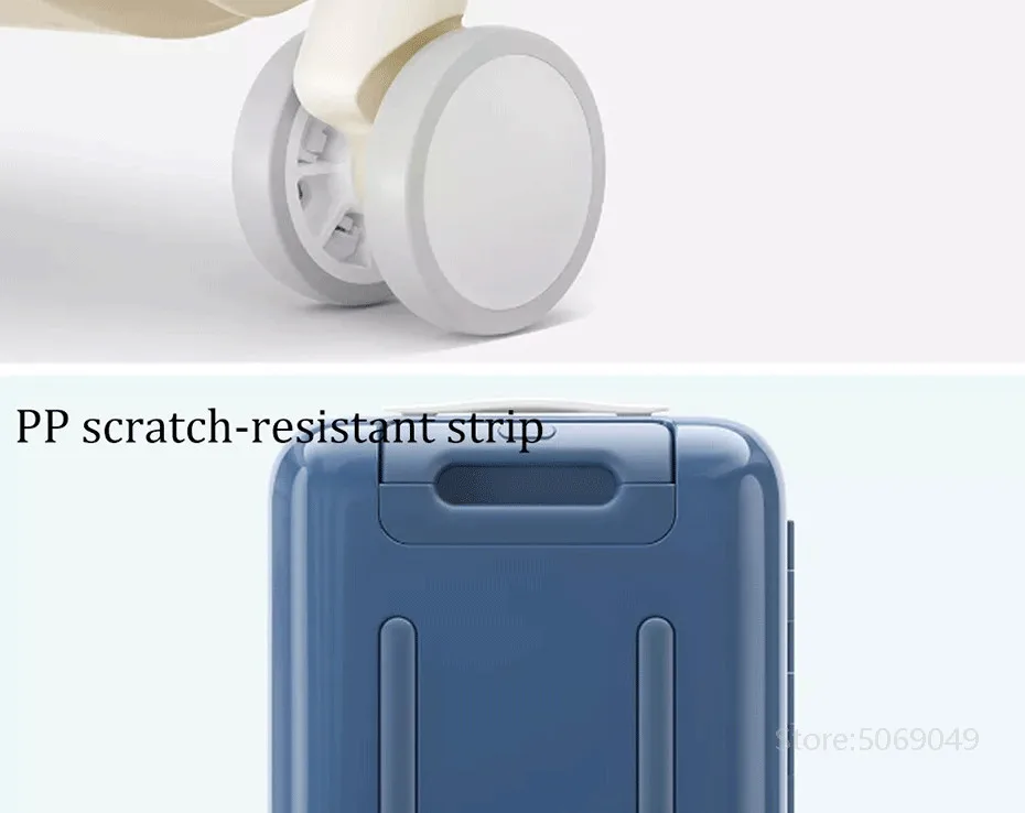 Чехол для детского костюма Xiaomi, 17 дюймов, для багажа, водонепроницаемый, для кемпинга, путешествий, чехол на колесиках, с наклейкой «сделай сам», Kawaii, Makrolon, для путешествий