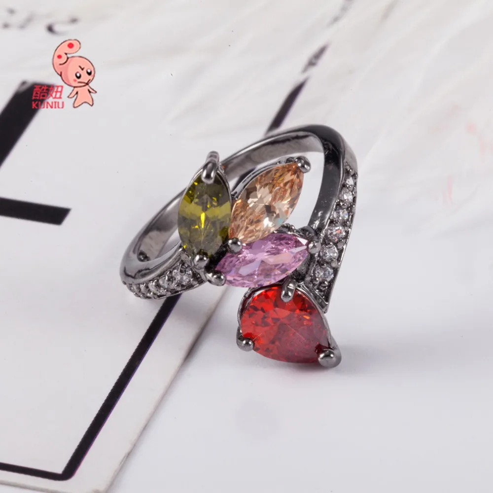 Новое поступление быстрое кольцо из нержавеющей стали 316L с ионным покрытием и