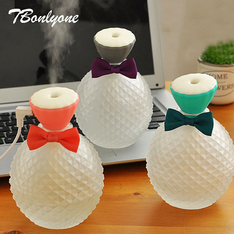 TBonlyone 300ML Perfume Bottle Humidifier For Home Spa Aroma Water Soluble Oil Diffuser Aromatherapy Ultrasonic Air | Бытовая техника