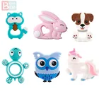 1 шт., детский силиконовый Прорезыватель для зубов