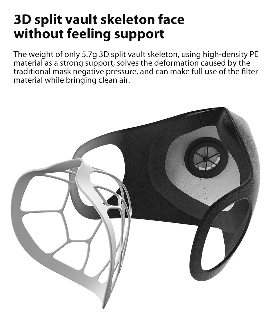 3 шт. Xiaomi SmartMi PM2.5 Haze Mask анти-Дымчатая маска Регулируемая Ушная подвесная 3D дизайн удобный светильник маска для дыхания s m l
