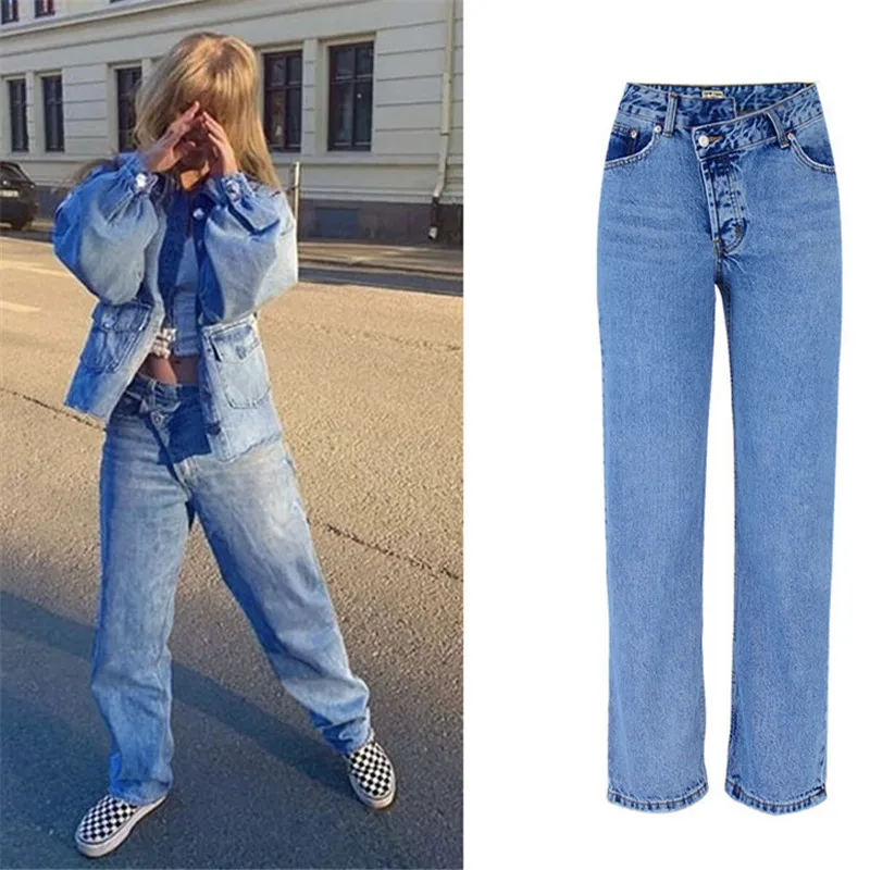 2019 Street Style High Waist Jeans Casual Woman Fashion Vintage Sexy Boyfriend for Women Plus Size | Женская одежда