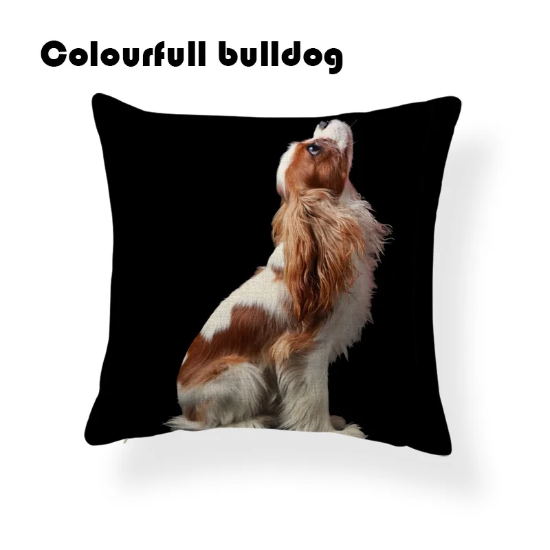 Наволочки с рисунком животных совы Скандинавская декоративная льняная подушка