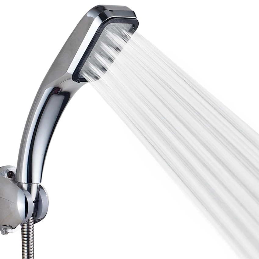 

Pressure Rainfall Shower Head Square Water Saving Shower Head 300 Holes ABS Plastic Shower Bath Head Filter Sprayer Head