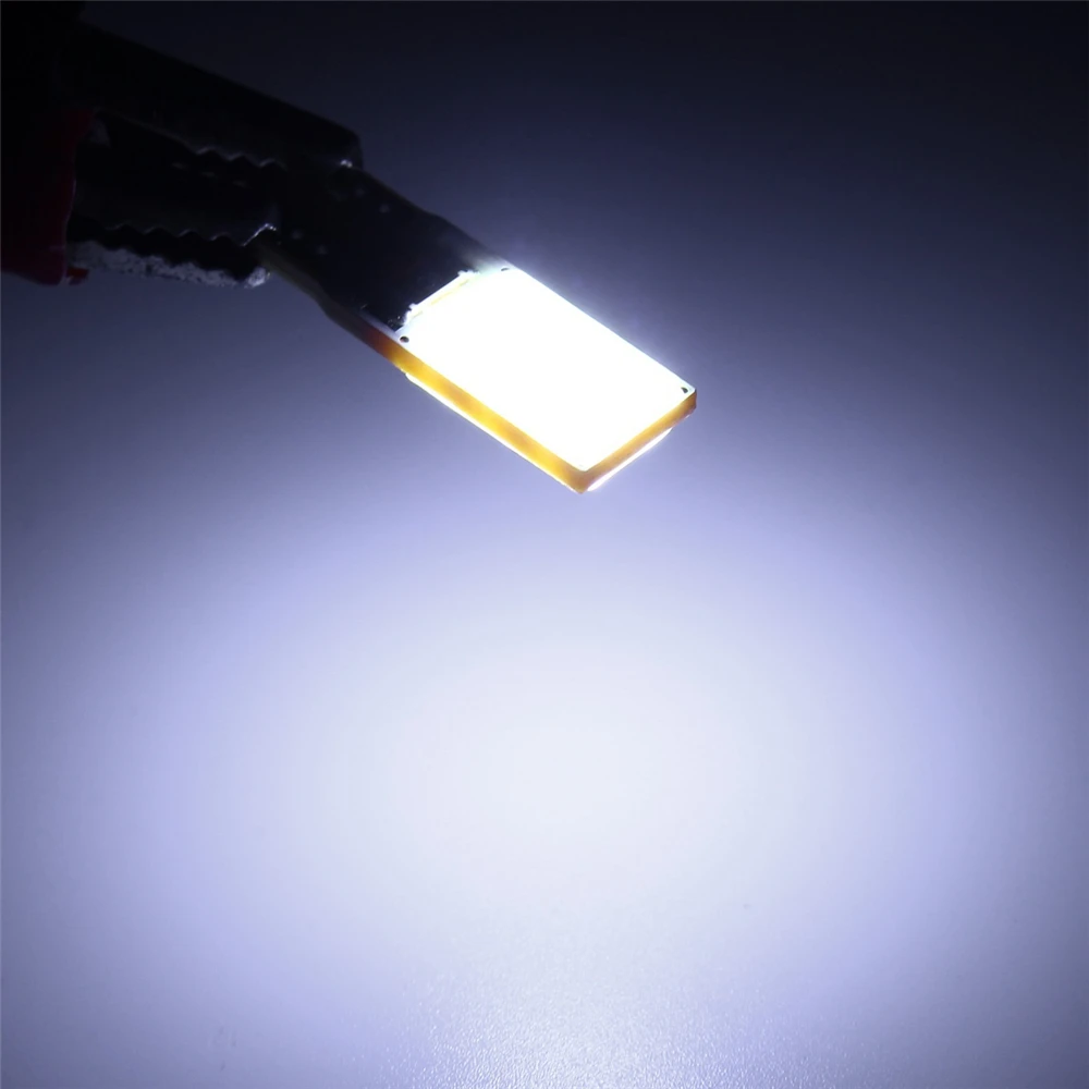 QCDIN 2 шт. T10 921 W5W 194 COB светодиодный светильник лампы дневные ходовые огни 12V Белый CAN