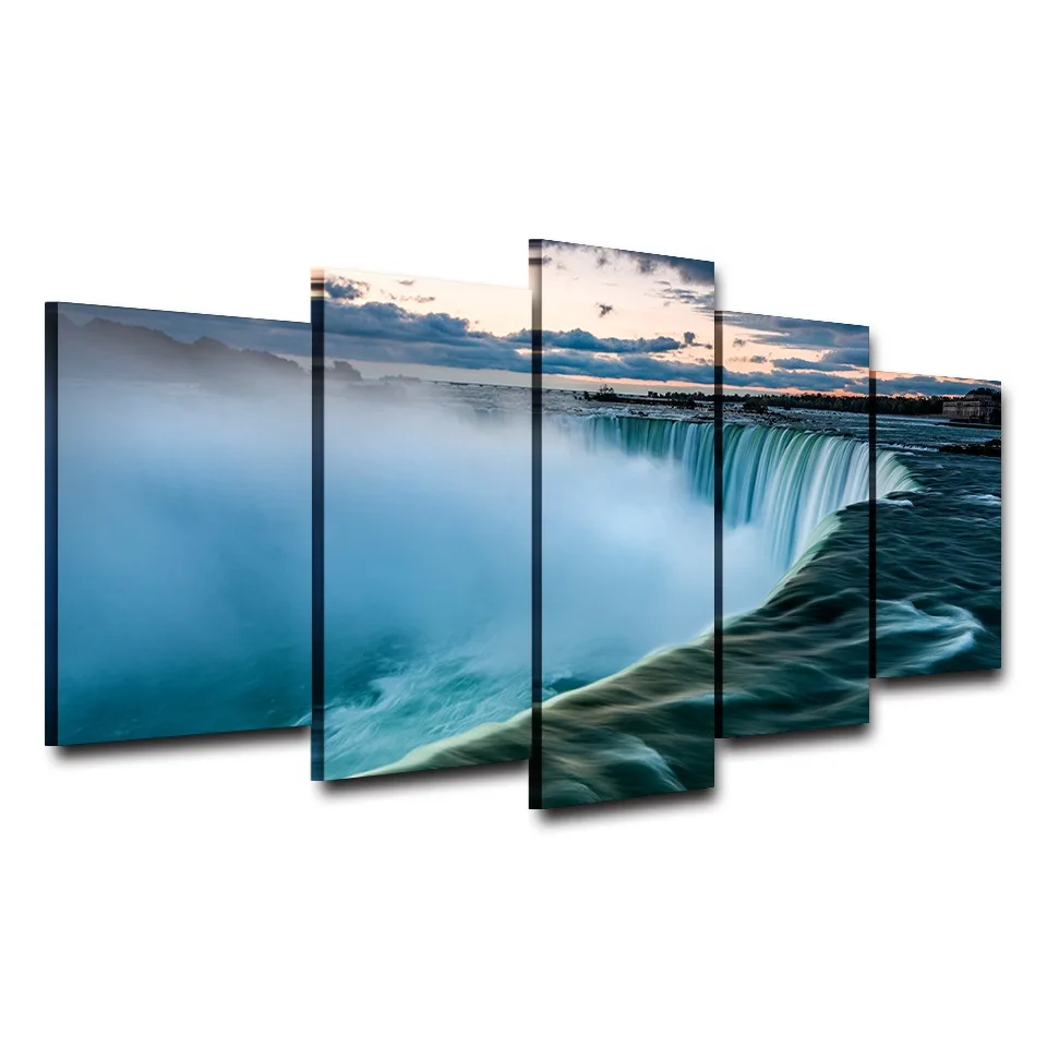 Художественная живопись HD Печатный холст плакат домашний декор 5 панелей