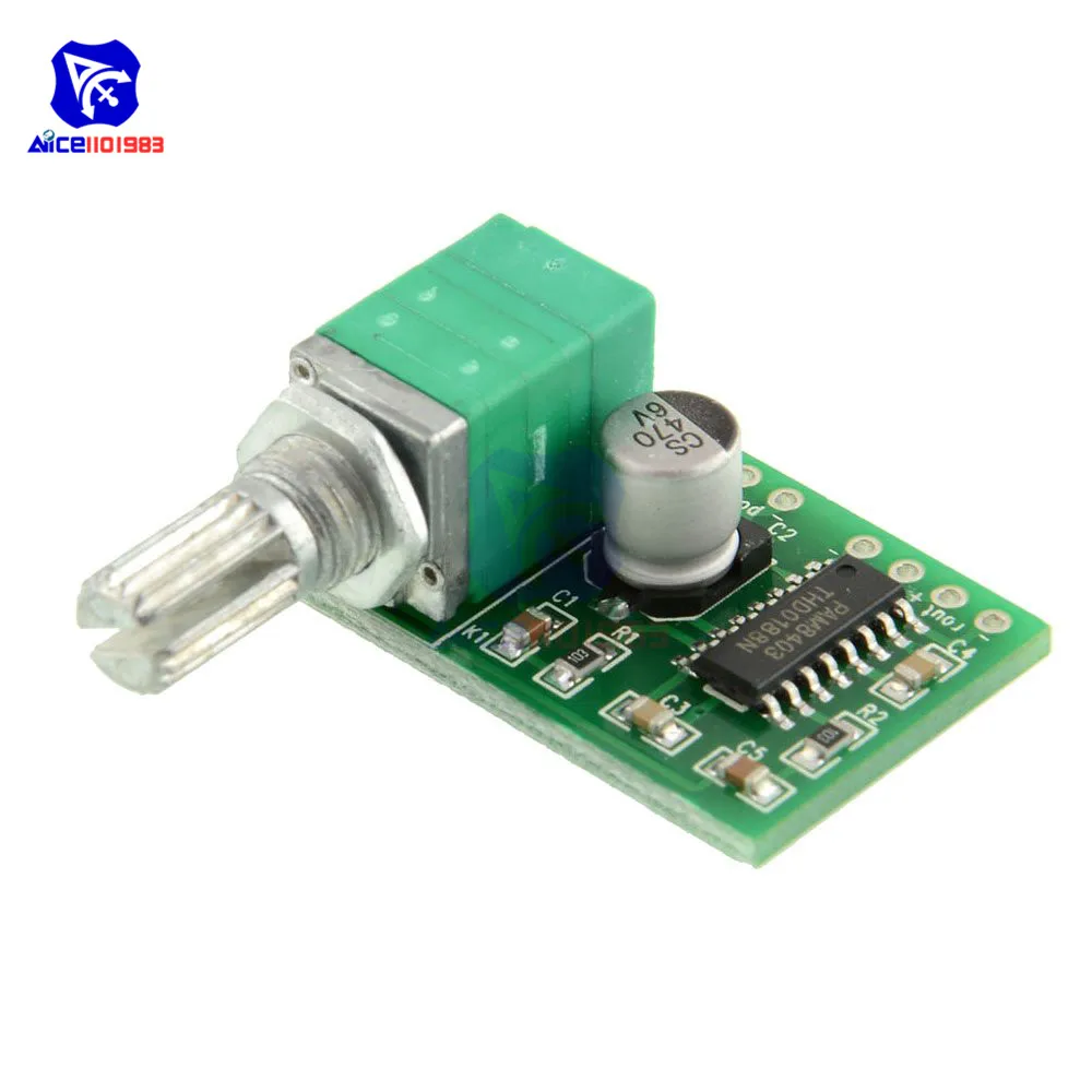 PAM8403 Класс D DC 5 В 2 канала микро USB цифровой аудио усилитель плата модуль 2* 3W регулятор громкости переключатель стерео усилитель доска