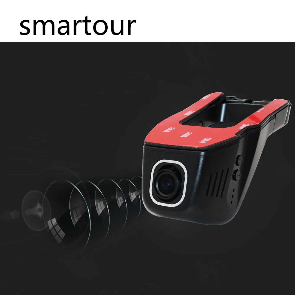 Smartour 4K WiFi Автомобильный видеорегистратор Камера NTK 96660 2160P Dashcam видео рекордер регистратор ночная версия монитор парковки
