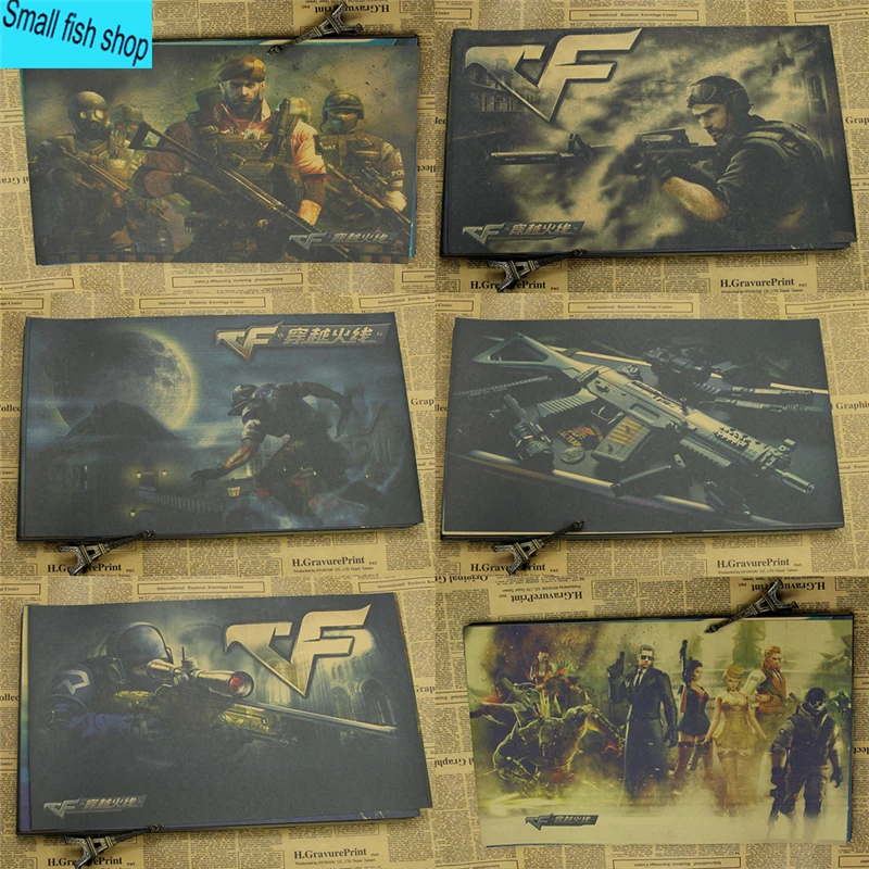 Игровой плакат Cross Fire gunfignt Постер для онлайн-игр украшение дома игровой из