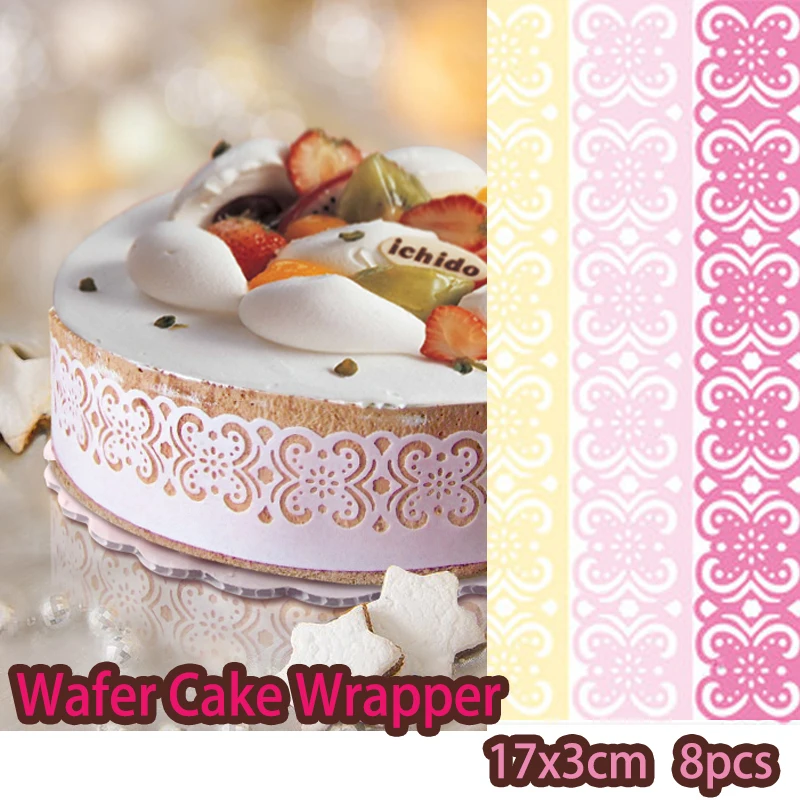 Торт с кружевом для девочки. Украсить бока торта. Торт с вафельным кружевом. Торт с ажурным вафельным кружевом. Кружево из вафельной бумаги.