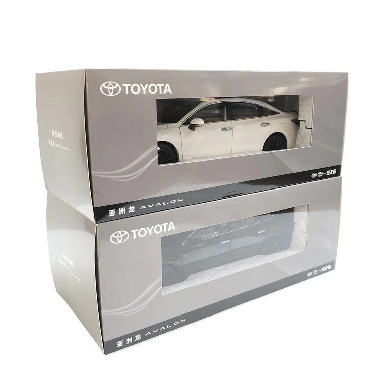 1:18 литья под давлением модель для Toyota Avalon белый Седан сплав игрушечный автомобиль миниатюрная коллекция подарок