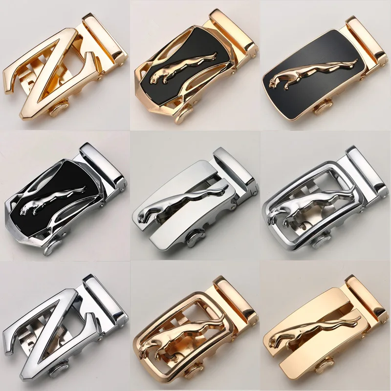 

KWD 2019 Luxury Brand Designer Belts Metal Automatic Buckle for 3.5cm Width Leather Waist Belt Buckle Wholesale No Leather Kemer