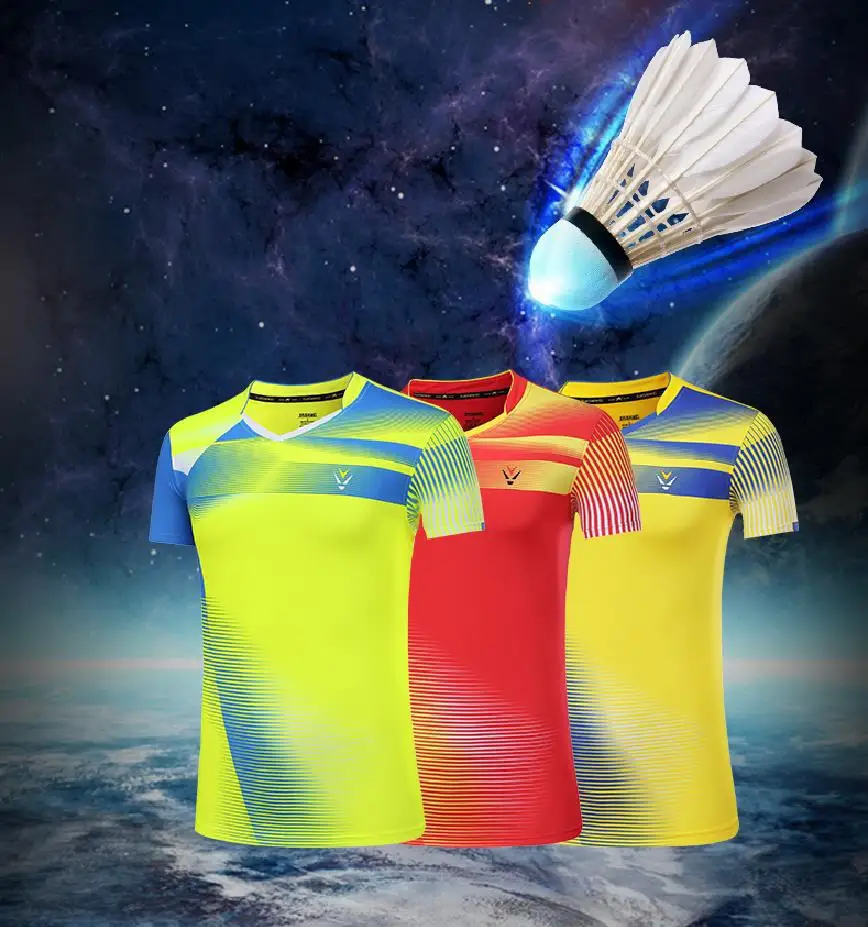 Детская одежда для бадминтона детские костюмы с короткими рукавами трикотажные