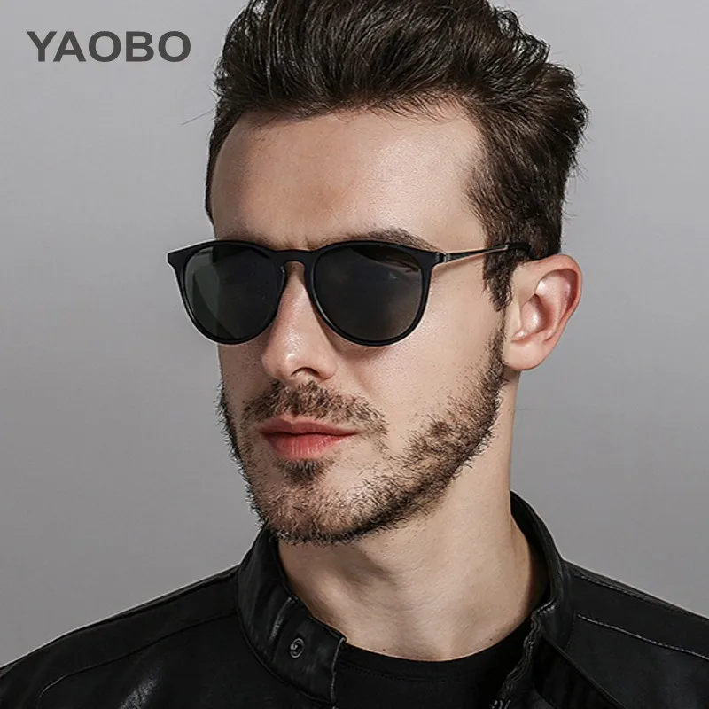 Мужские солнцезащитные очки с поляризацией классические брендовые солнечные