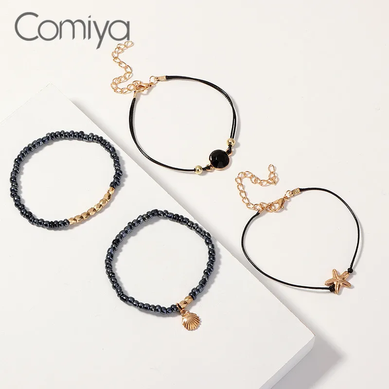 Comiya цинковые технические наборы для женщин ракушки Seastar Подвески корейский