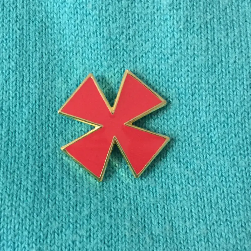 2 шт. эмалированные броши и значки в виде масонской регалии 20 мм|brooches red|brooch craftscraft