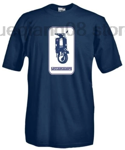 T Shirt girocollo manica corta двигатели V54 скутер Vespa Settantallora|Мужские футболки| |