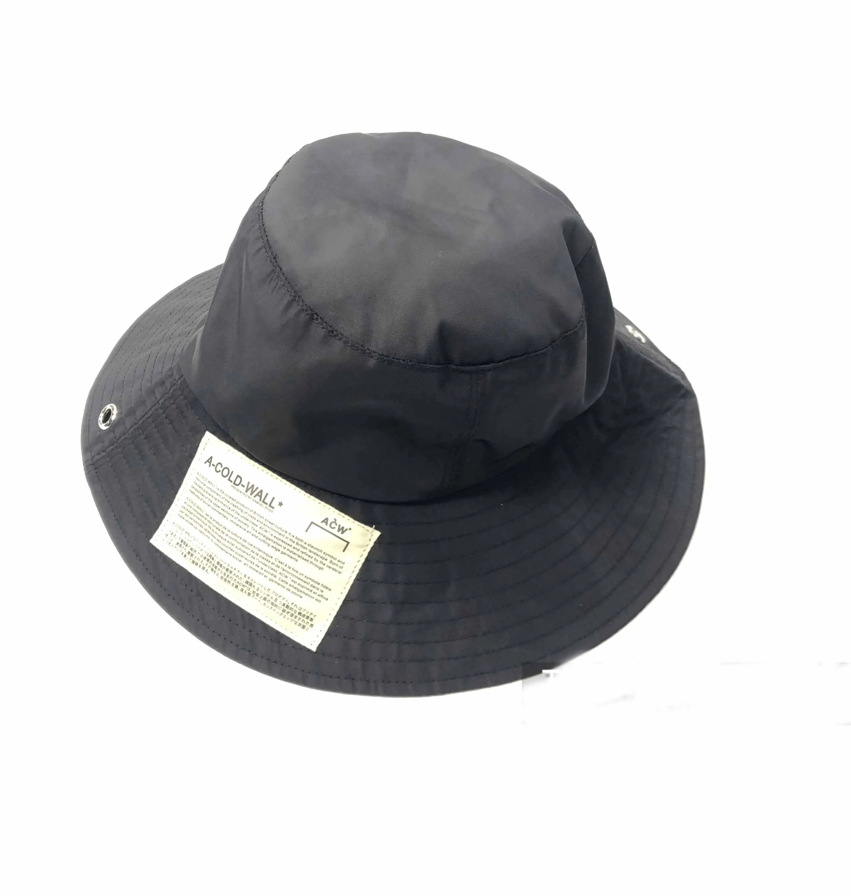 Новинка,, мужская Белая кепка ACW a cold wall, неструктурная Кепка Snapback, Кепка с вышивкой, casquette, бейсболки# a15 - Цвет: Черный