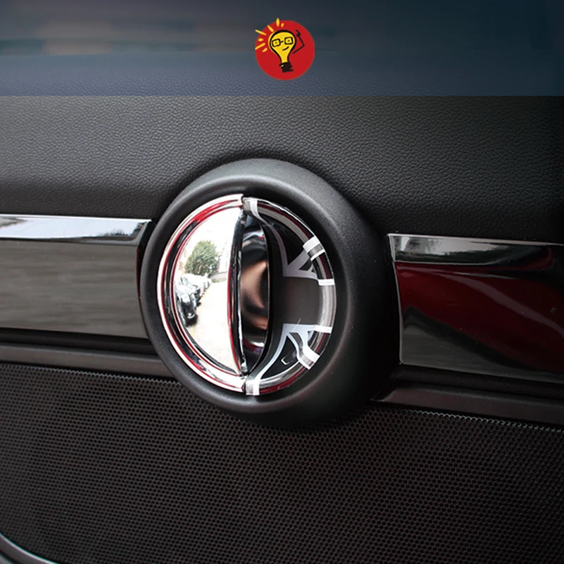 2 шт. интерьер передней двери ручка Корпус Декор ПК наклейка Shell Обложка для MINI Cooper