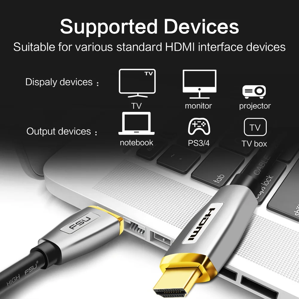 HDMI кабель 4K к 2 0 Шнур для PS4 Apple tv Разветвитель переключатель коробка удлинитель 60