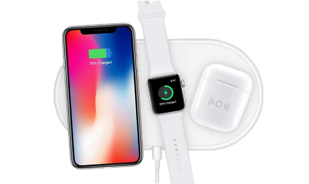 Беспроводная зарядная док станция AirPower 3 в 1 беспроводное зарядное устройство Qi