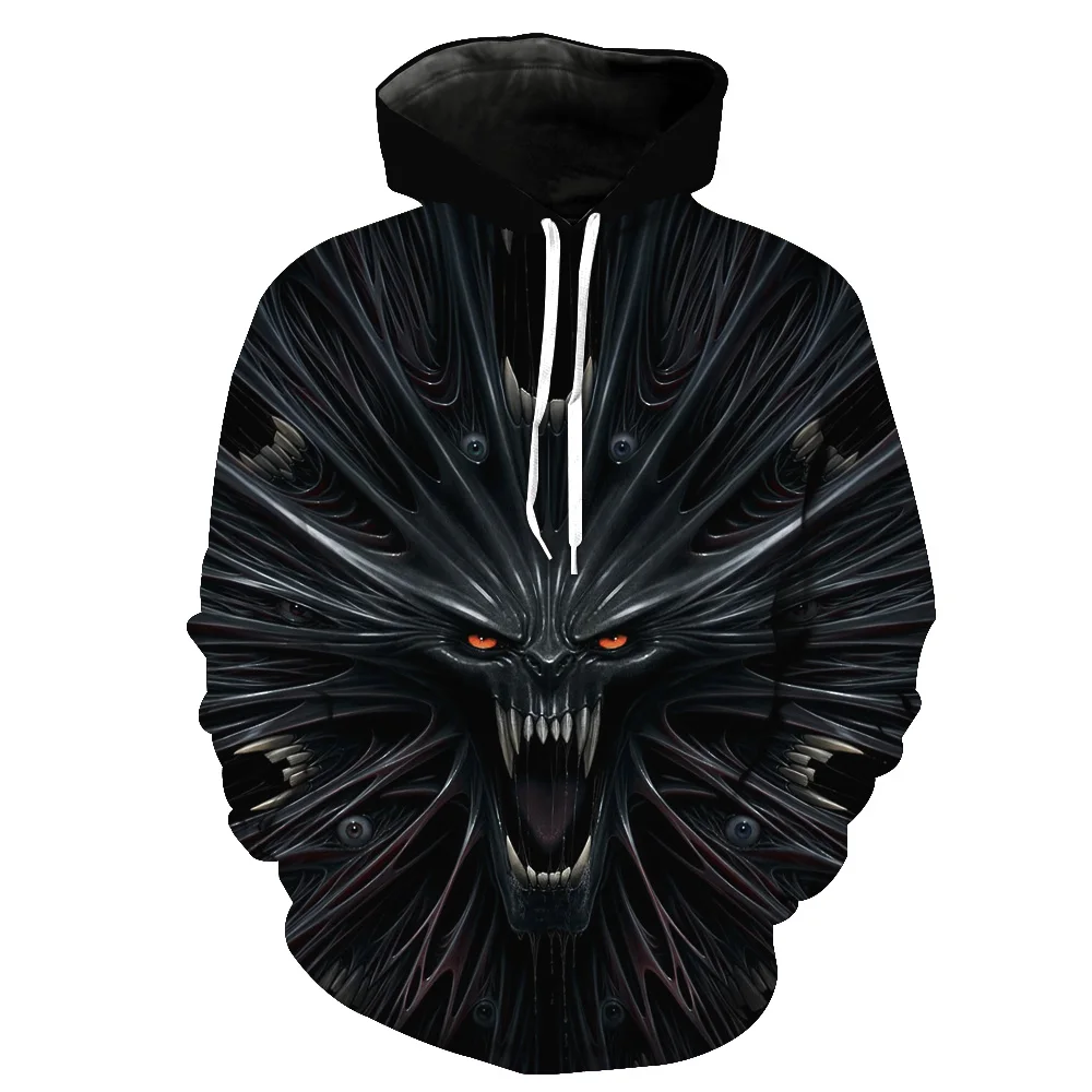 MWBAY 3D Various Skulls Sweatshirts Unisex Men Womens Hoodies Couple Spring Autumn Winter Loose Thin Hooded Hoody Tops | Женская одежда