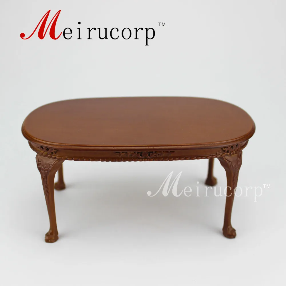 

dollhouse 1:12 scale miniature furniture Perfect Carving crafts dinner table