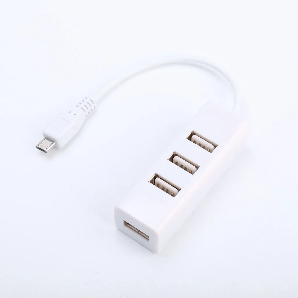 Ouhaobin Micro USB к 4 портам OTG хаб для Raspberry Zero порта s USB2.0 ПК ноутбуков аксессуары