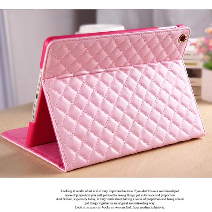 Чехол Smart Case для IPad Mini 4 3 2 1 7 9 дюймов Модные сетки Корона Стиль PU кожаный чехол