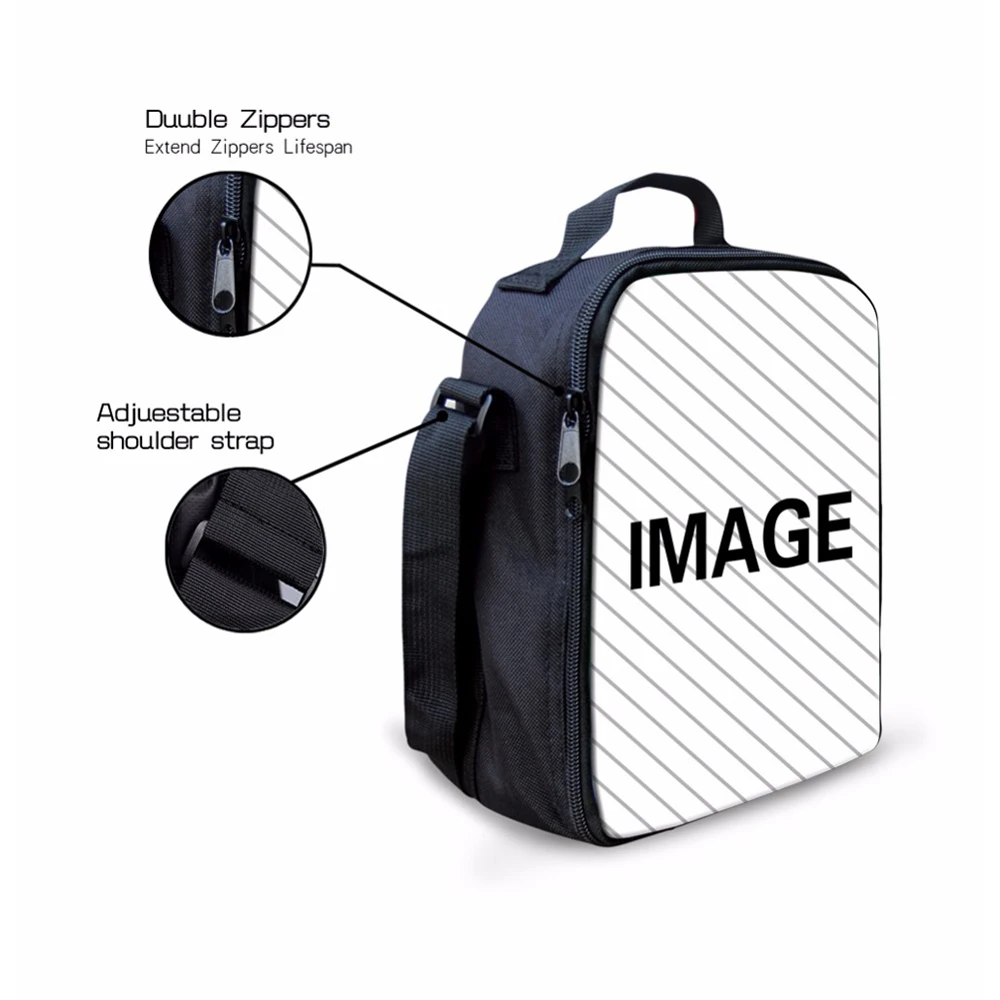 

Kids Portable Cooler Bags Lunch Food Bag Dachshund Print Women Man Costom Box Container Insulated Travel Picnic Storage Girl Boy