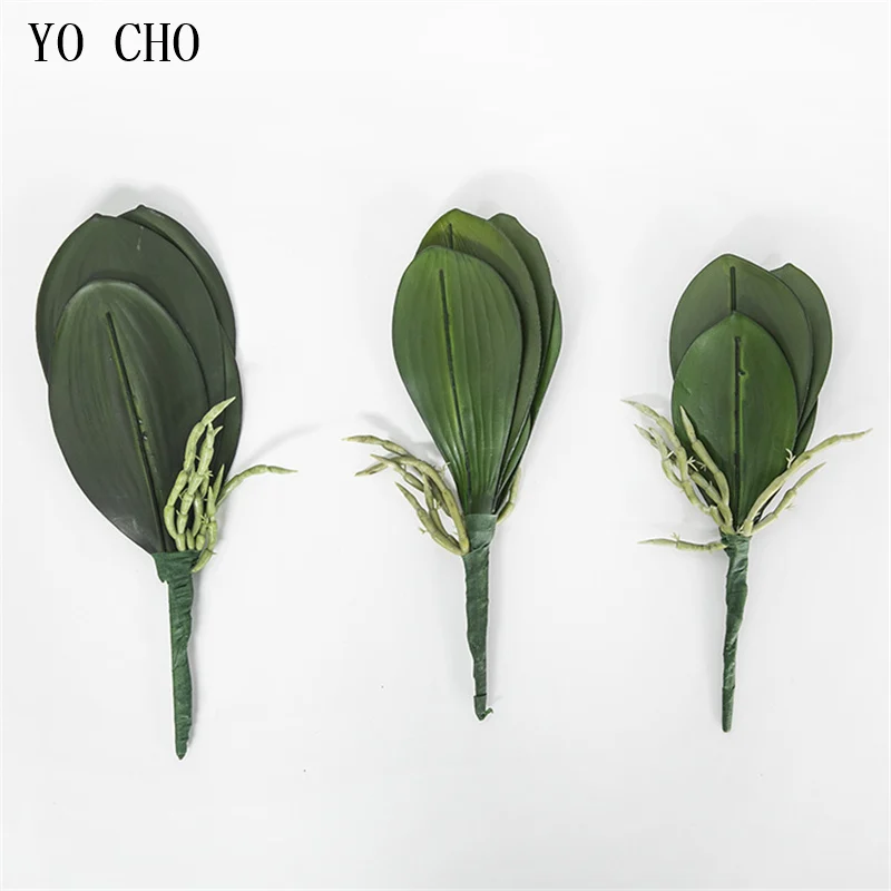 YO CHO 1 шт. искусственная кожа фаленопсис искусственный цветок искусственные