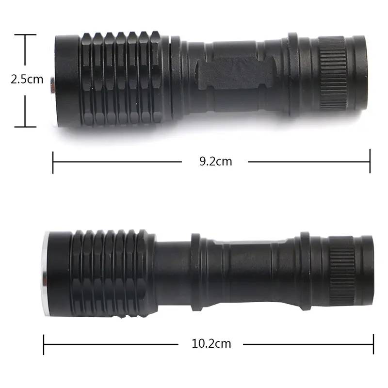 Мини Penlight водостойкий светодиодный фонарик 3 режима масштабируемый с