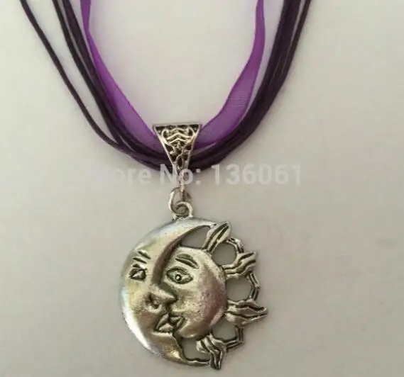 Винтажное серебряное треугольное ожерелье с узлом в виде снежных звезд драконов