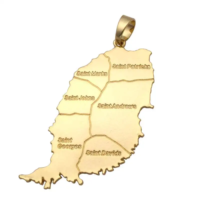 Zkd карта Ирландии подвеска и ожерелье | Украшения аксессуары