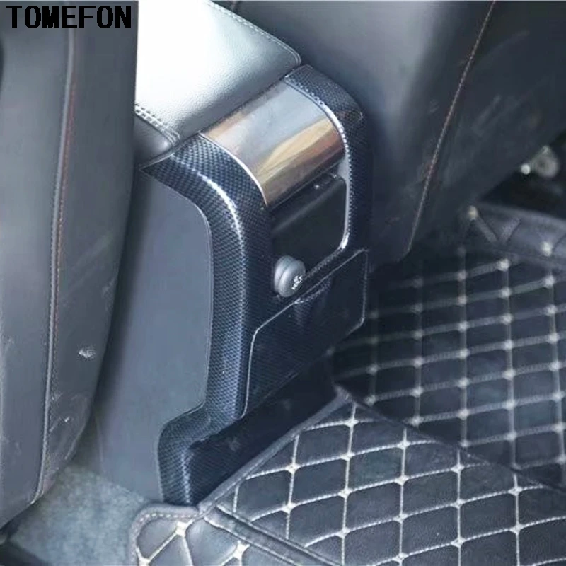 TOMEFON для Volvo S60 2014-2018 ABS углеродное волокно краска Межкомнатная Дверная панель