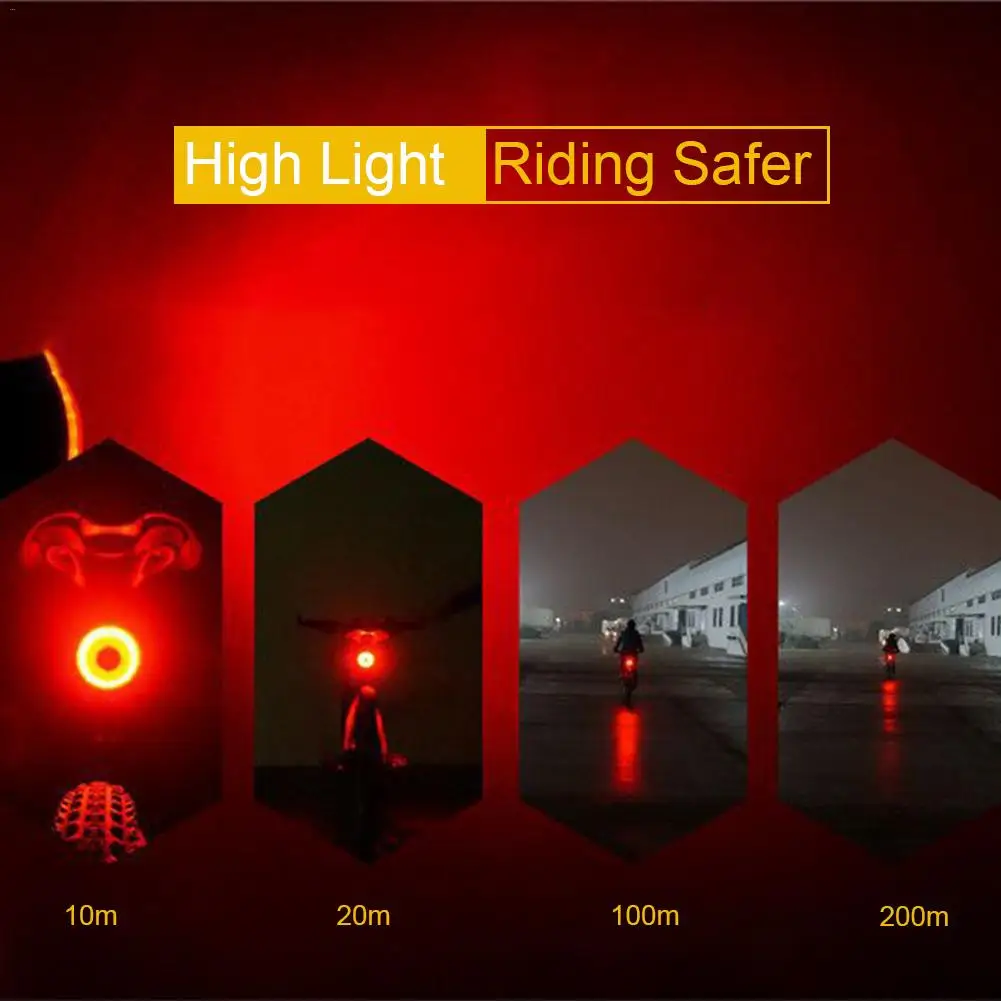 Предупреждение ющий светильник задний супер яркий Интеллектуальный