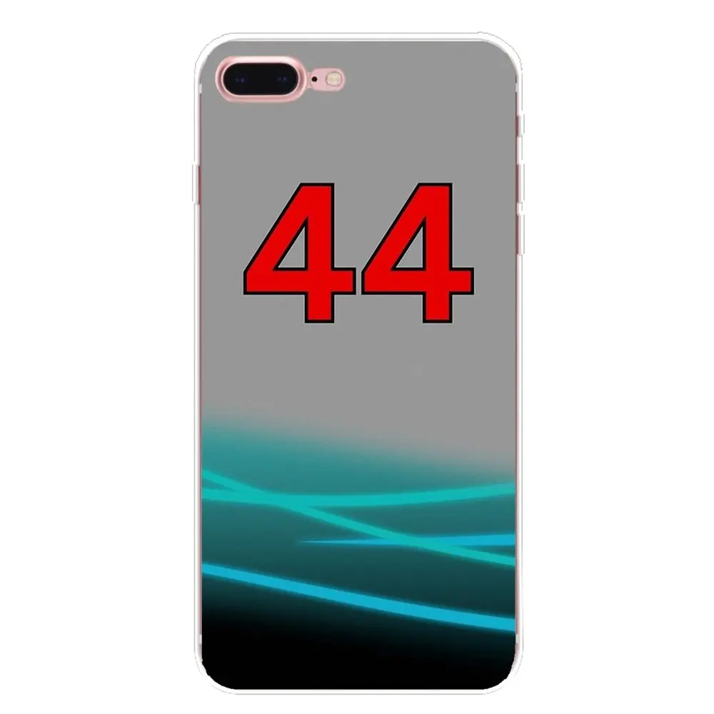 For Samsung Galaxy S2 S3 S4 S5 MINI S6 S7 edge S8 S9 Plus Note 2 3 4 5 8 Coque Fundas cool racing racer Lewis Hamilton 44 Cover |