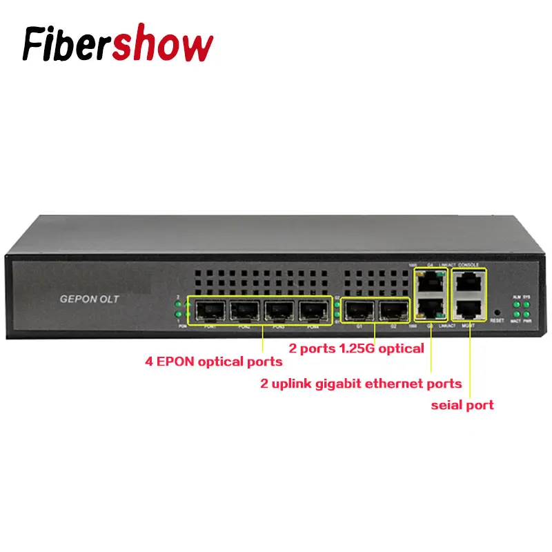 EPON OLT 4PON порты Ethernet FTTH мини OLT(Оптический линейный терминал) CATV Перевозчик-класс высокой плотности волоконно-оптический Высокое качество маленький 1,25 г Профессиональный мини