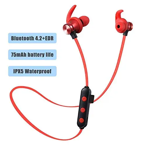 Беспроводные Bluetooth наушники TCG спортивные для бега гарнитура с крючком